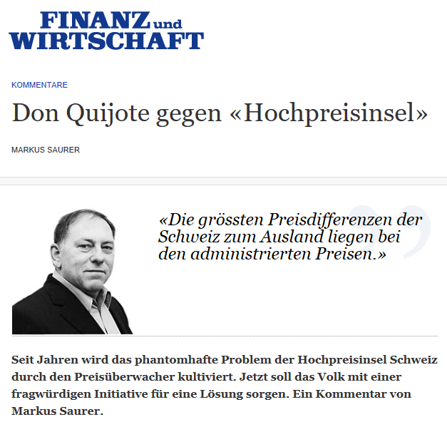 Don Quijote gegen „Hochpreisinsel“